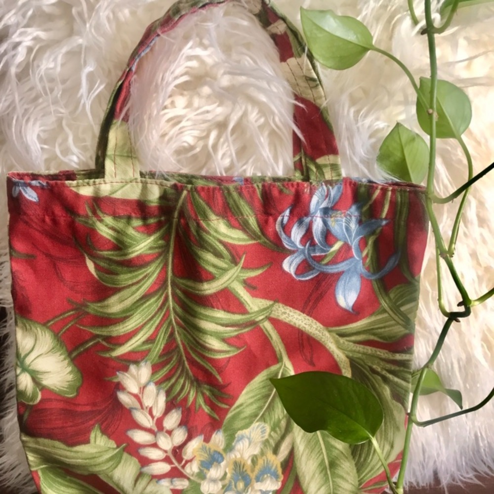 Handmade Hawaiian Floral Tote Bag